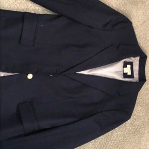 J crew wool navy blazer